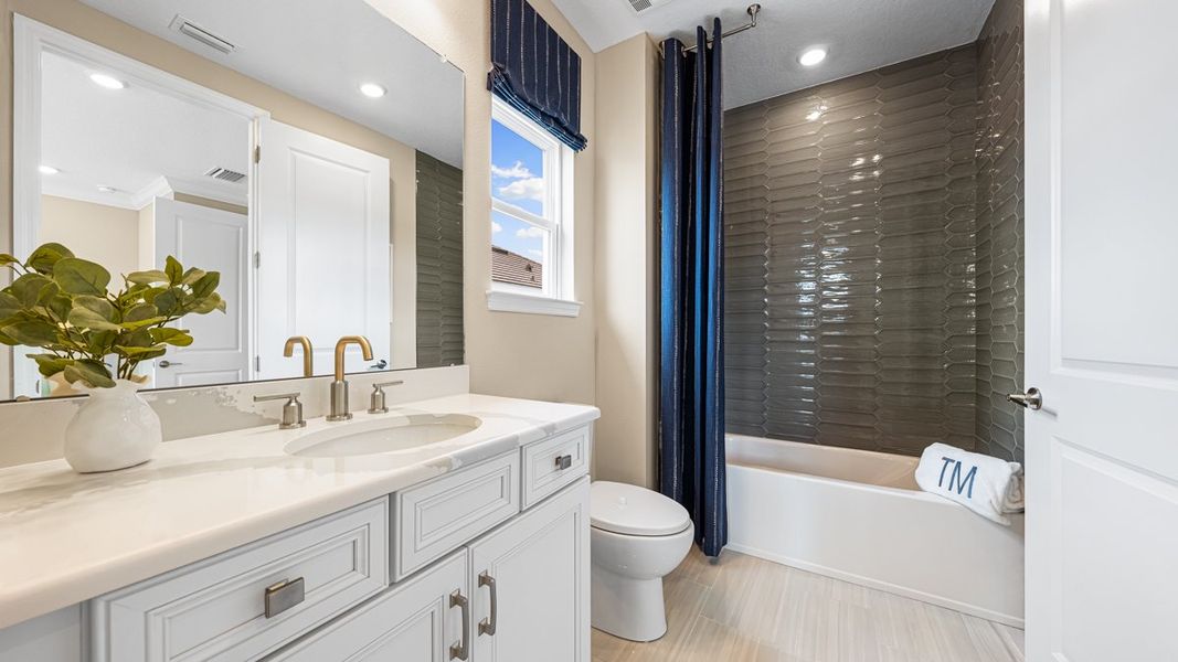 Representative furnished interior of a home built from the Bimini by Taylor Morrison in Victoria Lakes, Odessa (Image 24).