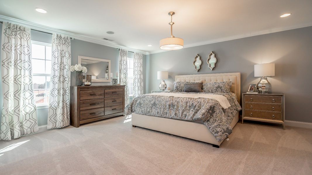 Representative furnished interior of a home built from the Cameron by DRB Homes in The Farm at Neill's Creek, Lillington (Image 10).