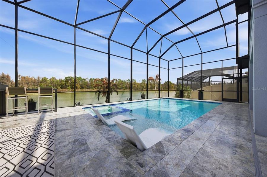 Exterior details and patio area of a home in Whispering Oaks Preserve, Wesley Chapel (Image 38). Exterior details and patio area of a home in Whispering Oaks Preserve, Wesley Chapel (Image 38).