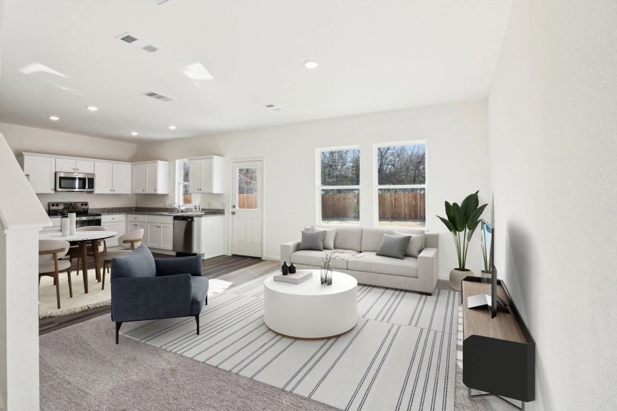 Representative furnished interior of a home built from the Endeavor by Starlight Homes in Sunrise at Arbor Ridge, La Vergne (Image 5).