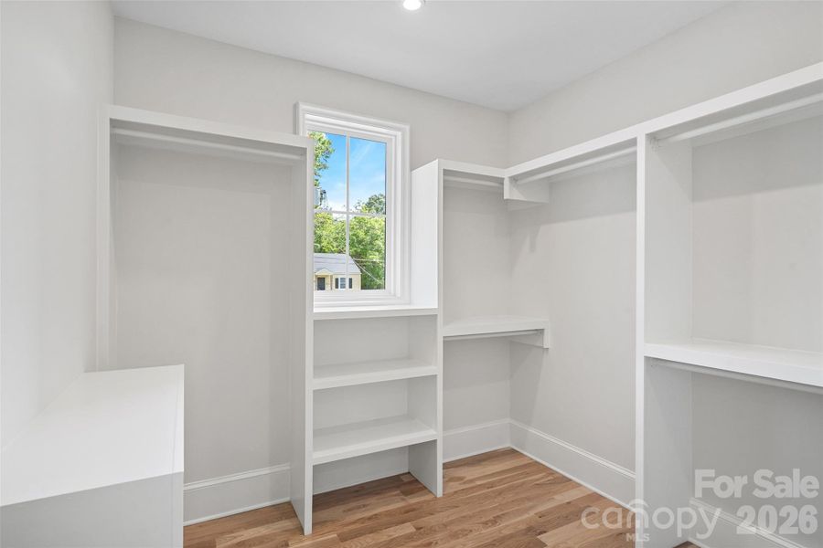 Custom walk-in closet