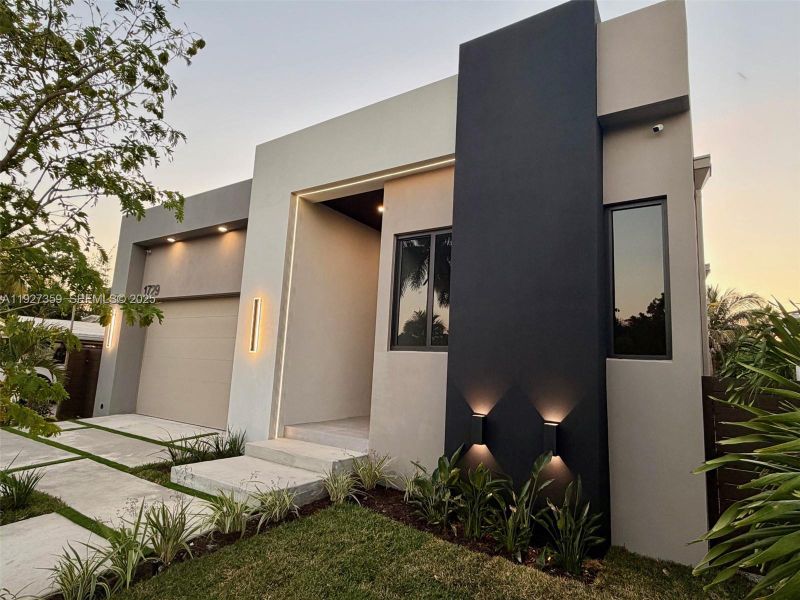Front exterior of a new home in , Fort Lauderdale, FL, highlighting curb appeal (Image 30).