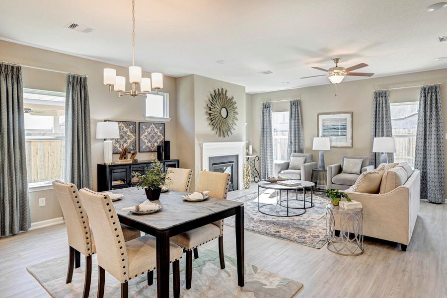 Staged model home shown for illustration only; actual features, colors, and upgrades may vary. Staged model home shown for illustration only; actual features, colors, and upgrades may vary.