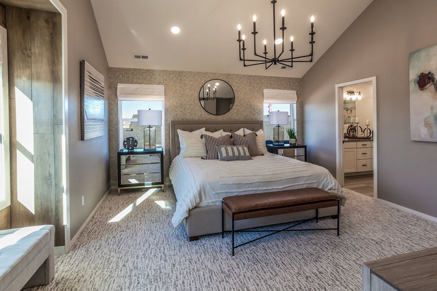 Representative furnished interior of a home built from the Twain by Hartford Homes in Trailside, Timnath (Image 58).
