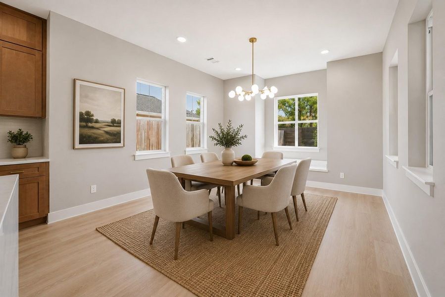 Furnished interior view inside a new home in , Tomball (Image 9). Furnished interior view inside a new home in , Tomball (Image 9).