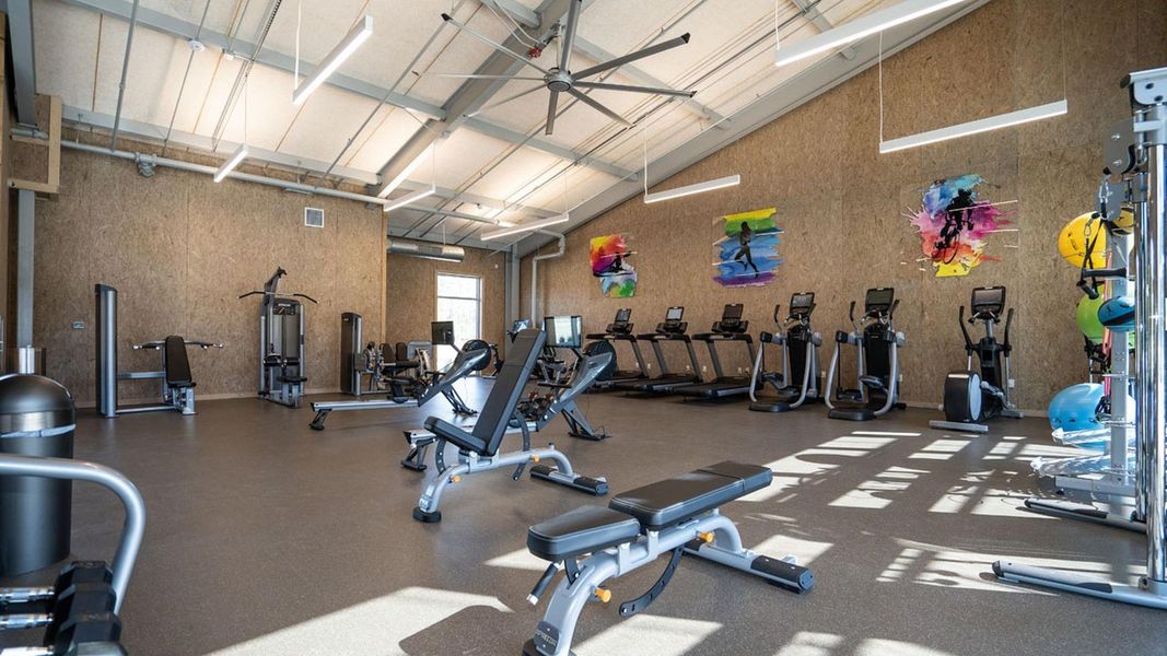 The Fitness Center is open to all residents.