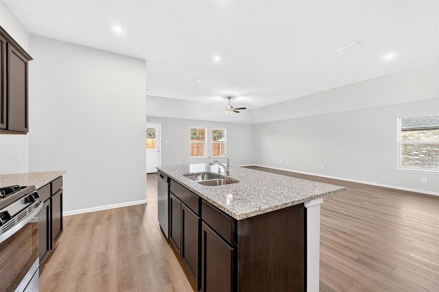 Furnished interior view inside a new home in Kings Way, Denton (Image 7).