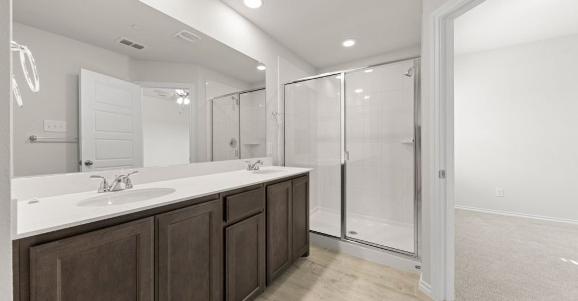 Representative exterior photo of a completed home built from the Whitney by Impression Homes in Creekshaw, Royse City, TX (Image 19). Representative exterior photo of a completed home built from the Whitney by Impression Homes in Creekshaw, Royse City, TX (Image 19).