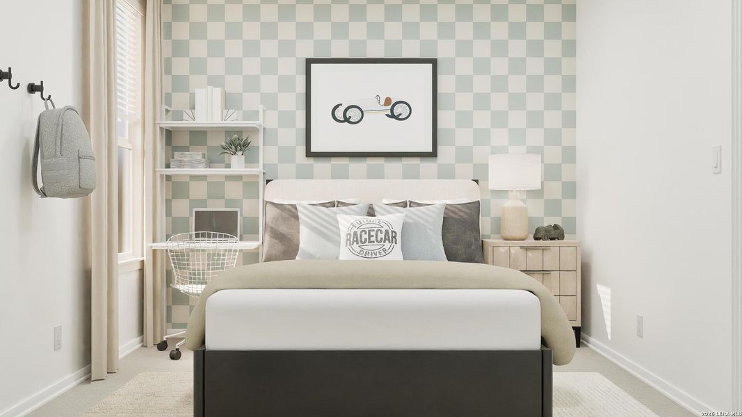 Furnished interior view inside a new home in Brookmill, San Antonio (Image 17). Furnished interior view inside a new home in Brookmill, San Antonio (Image 17).