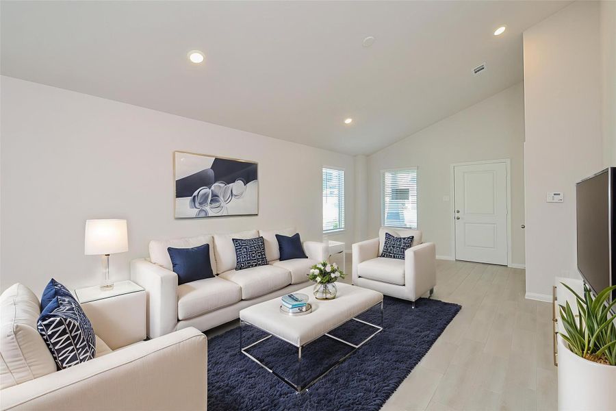 The walls are painted in a clean, neutral tone, providing a versatile canvas for any decorating style. The walls are painted in a clean, neutral tone, providing a versatile canvas for any decorating style.