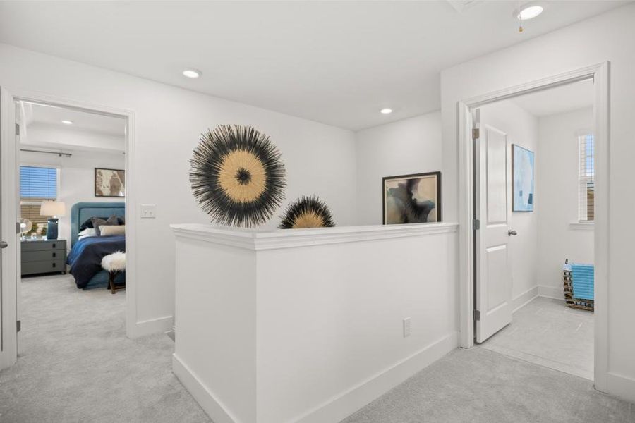 Furnished interior view inside a new home in Wellington Estates, Madison (Image 23).