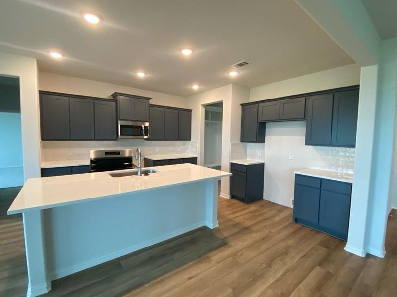 Furnished interior view inside a new home in Hillview Addition, Decatur (Image 4).