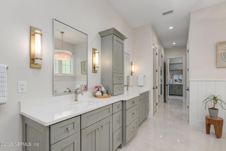 Furnished interior view inside a new home in , Ponte Vedra Beach (Image 52).
