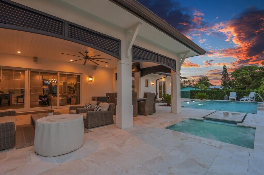 Exterior details and patio area of a home in , Jupiter (Image 19).