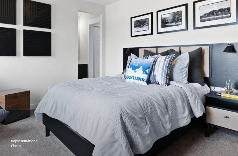 In this home, the secondary bedrooms are not just additional spaces; they’re integral parts of a lifestyle where comfort and style blend seamlessly. It’s where memories will be made, dreams will be nurtured, and everyone will feel right at home.