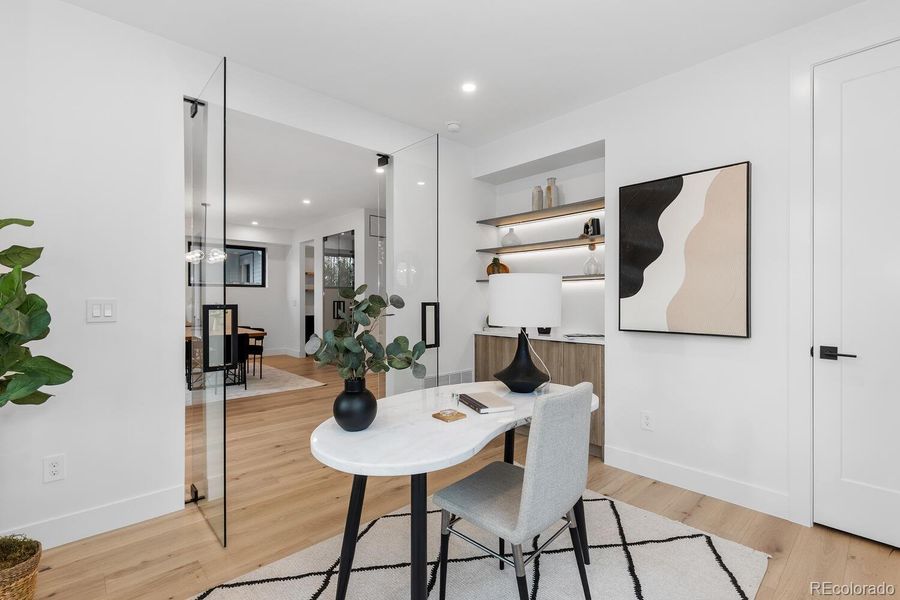 Furnished interior view inside a new home in , Denver (Image 12). Furnished interior view inside a new home in , Denver (Image 12).