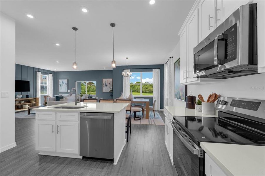 Furnished interior view inside a new home in Wynnstone, Davenport (Image 37).