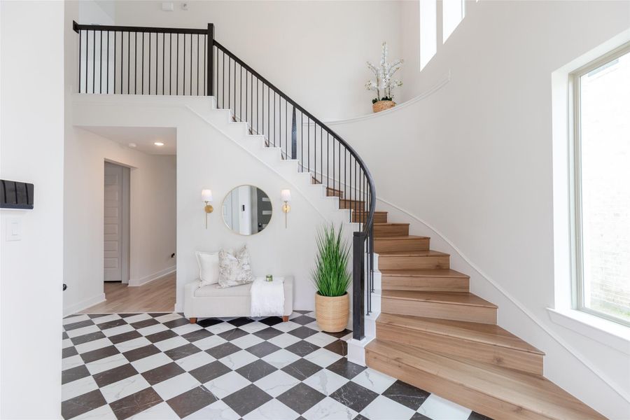 Furnished interior view inside a new home in , New Caney (Image 6).