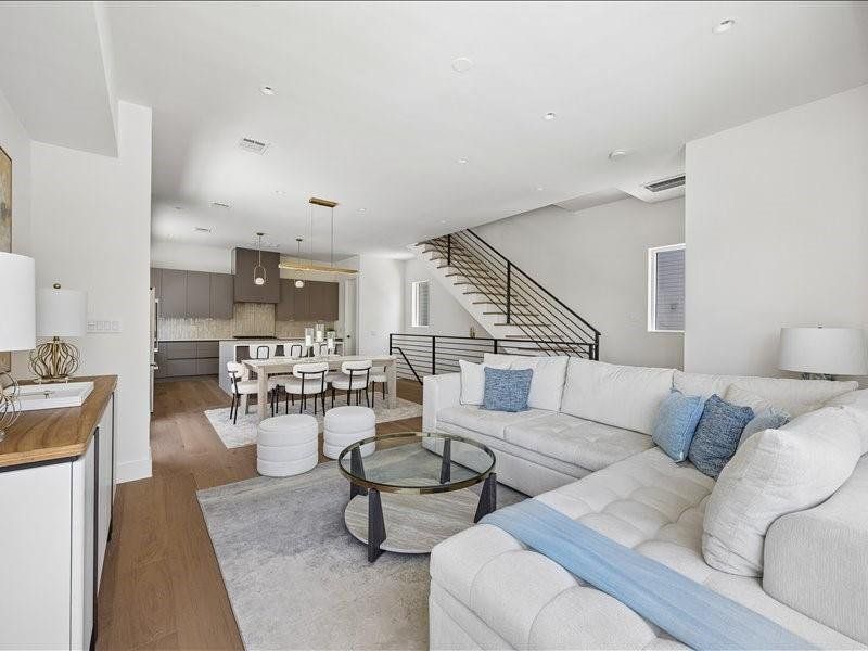 Furnished interior view inside a new home in , Houston (Image 8).