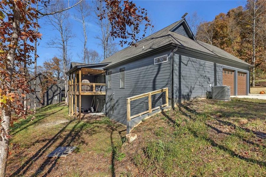 Exterior details and patio area of a home in , Talking Rock (Image 27).