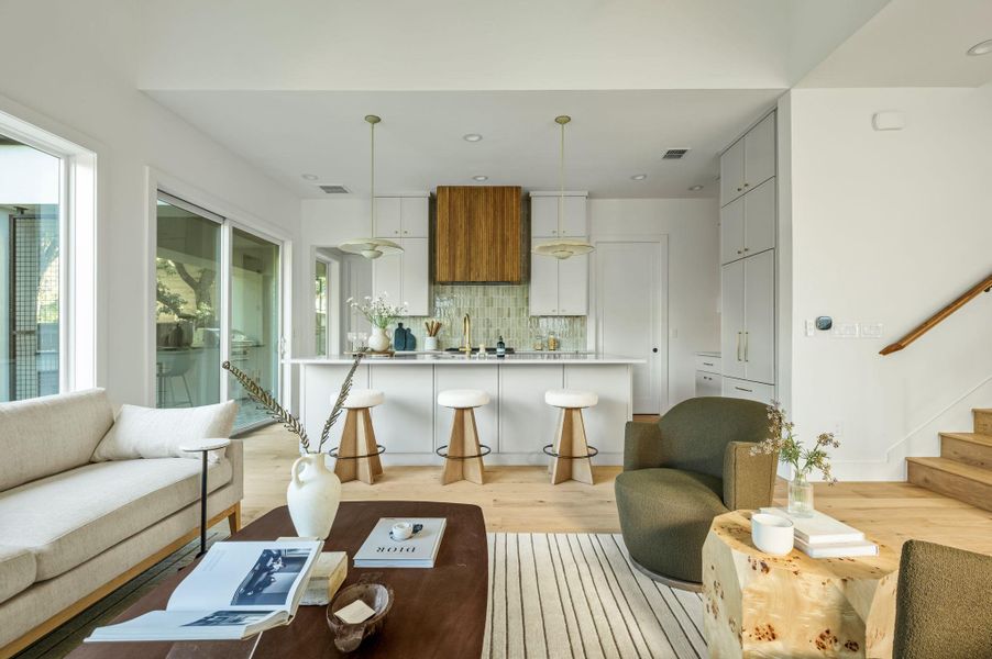 Furnished interior view inside a new home in , Austin (Image 10).