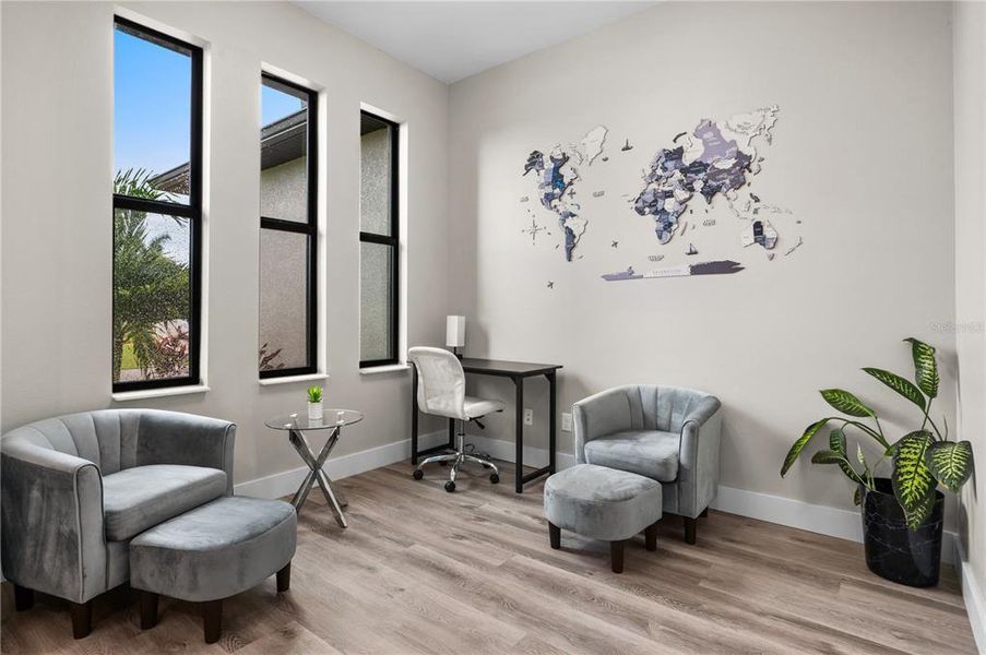 Furnished interior view inside a new home in , Port Charlotte (Image 18). Furnished interior view inside a new home in , Port Charlotte (Image 18).