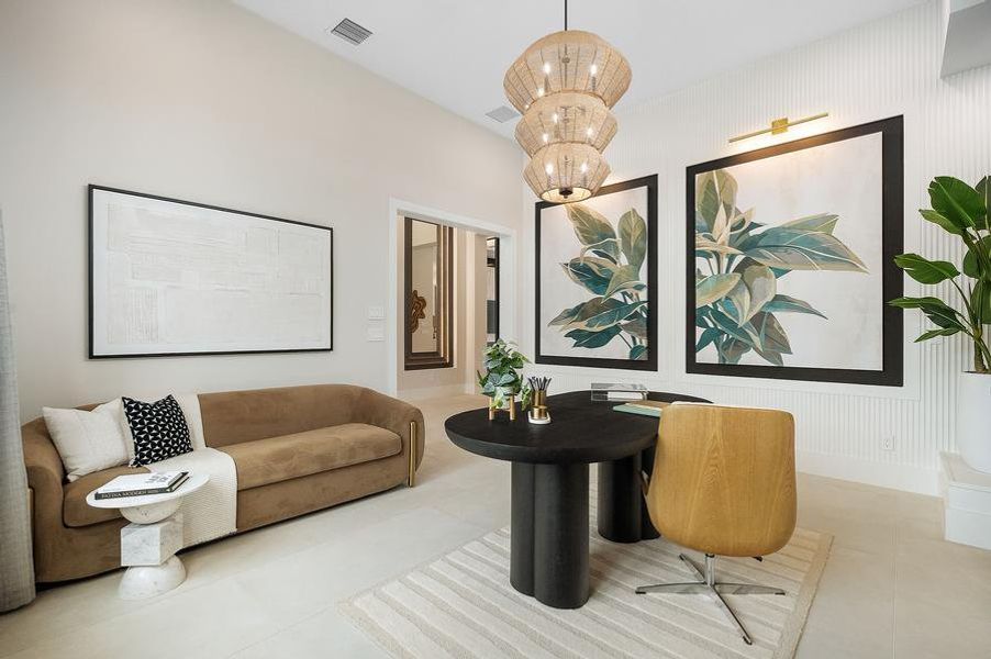 Representative furnished interior of a home built from the Riviera by GHO Homes in The Reserve at Grand Harbor, Vero Beach (Image 12).