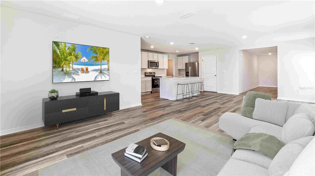 Furnished interior view inside a new home in Seaire, Parrish (Image 4).