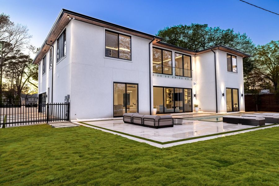 Exterior details and patio area of a home in , Houston (Image 28). Exterior details and patio area of a home in , Houston (Image 28).