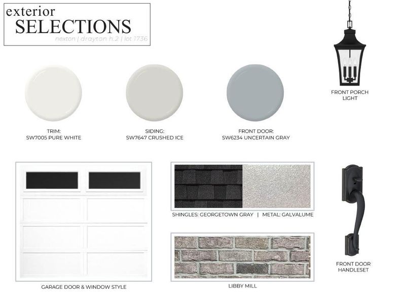 Sample of building materials used in homes in , Summerville (Image 3).