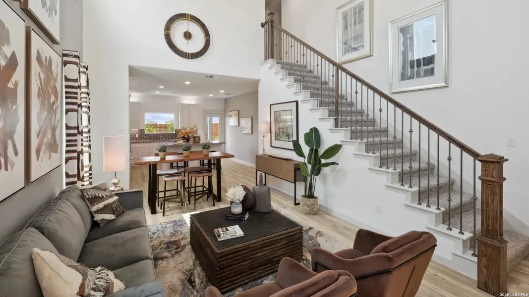 Furnished interior view inside a new home in Prominence Journey, San Antonio (Image 9).