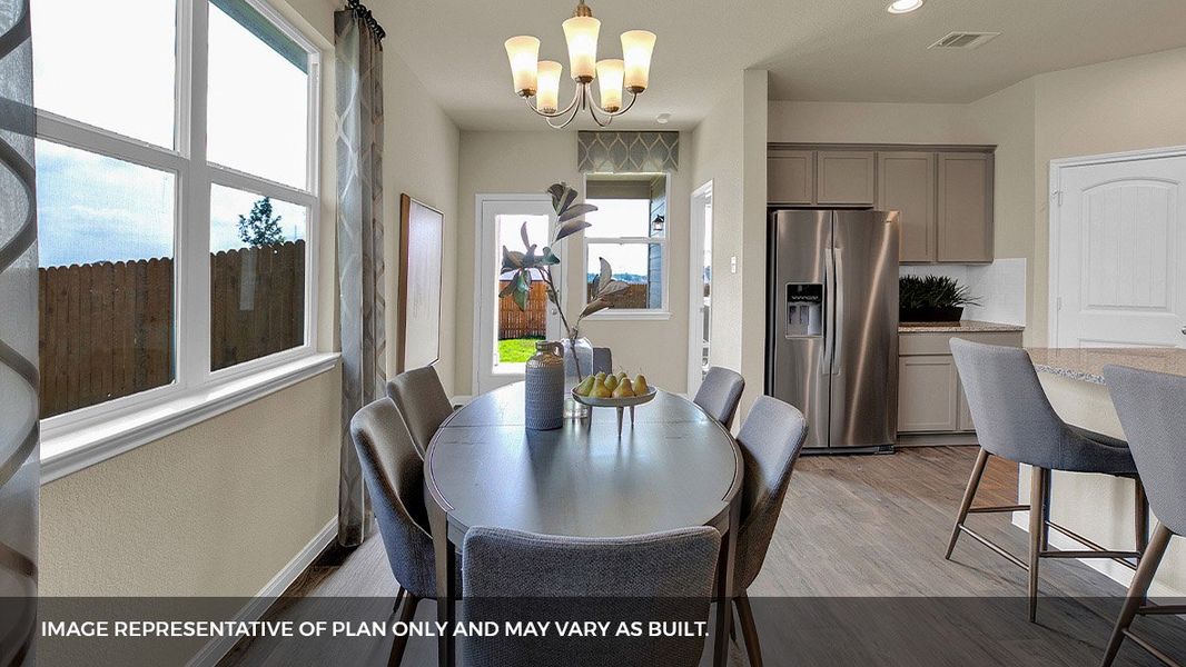 Furnished interior view inside a new home in Southgrove, Kyle (Image 12).