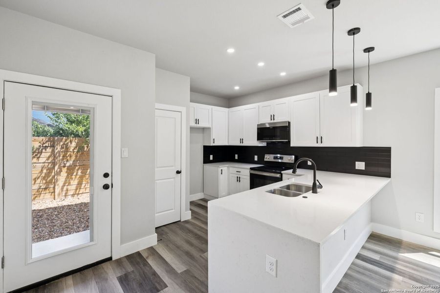 Furnished interior view inside a new home in , San Antonio (Image 15). Furnished interior view inside a new home in , San Antonio (Image 15).