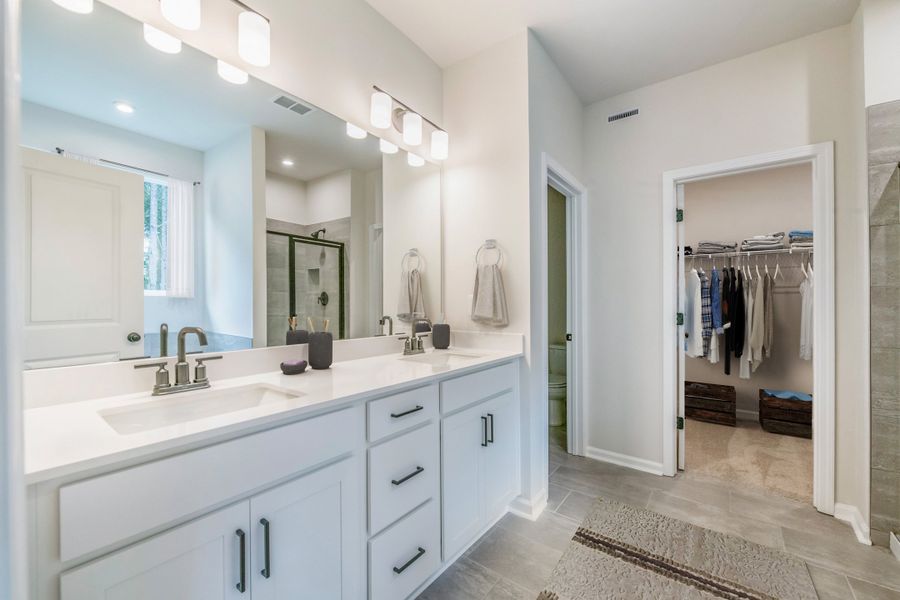 Furnished interior view inside a new home in Easton Walk, Lawrenceville (Image 10).