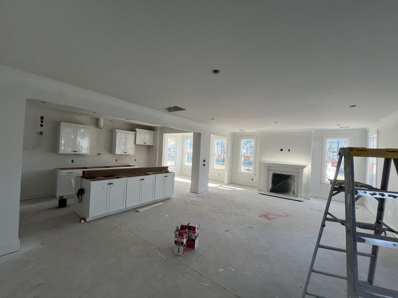In-progress construction of a new home in Lochton, Summerville, SC (Image 42).