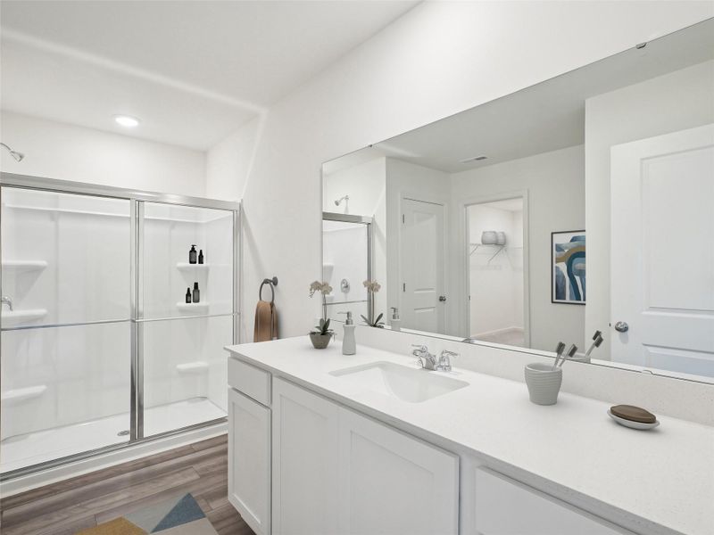 Furnished interior view inside a new home in Sunset Oaks, Maxwell (Image 14).