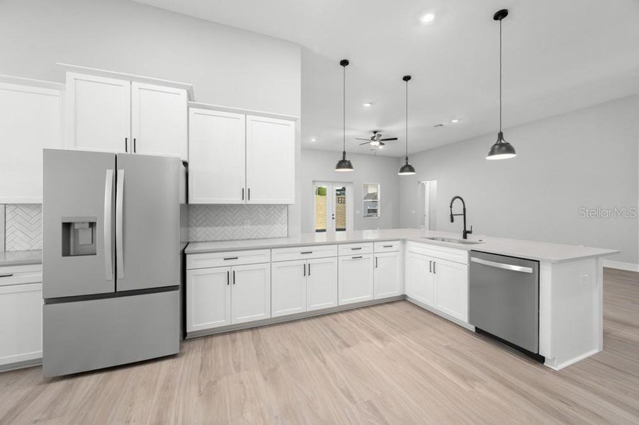 Furnished interior view inside a new home in , Fruitland Park (Image 15).