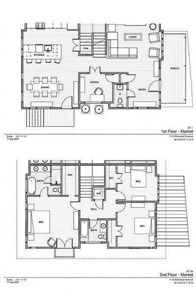2D floor plan layout of this home in , Atlanta, GA (Image 3).