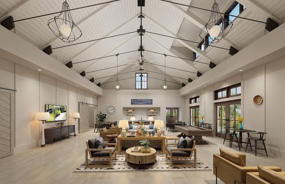 Furnished interior view inside a new home in Nexton, Summerville (Image 11).