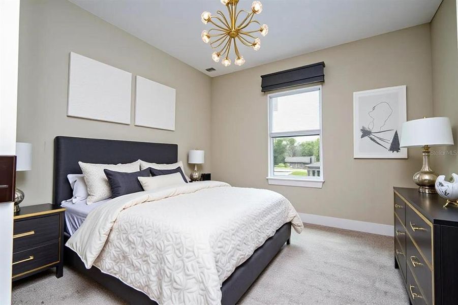 Furnished interior view inside a new home in , Orlando (Image 11).