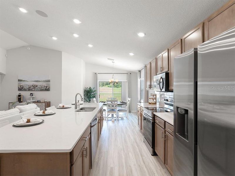 Furnished interior view inside a new home in Vista Trace, Belleview (Image 23).