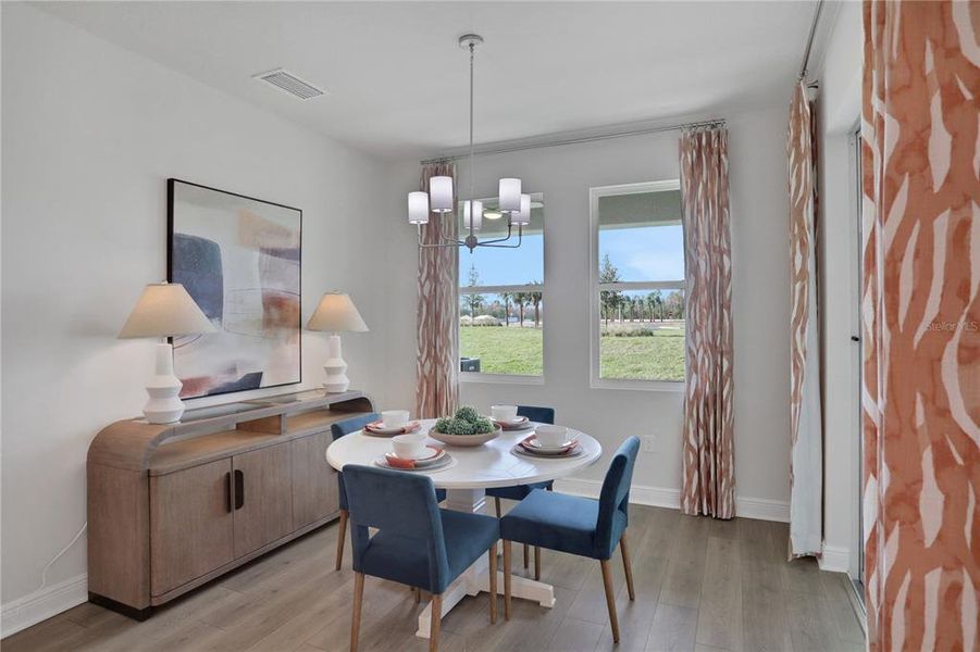 Furnished interior view inside a new home in Angeline, Land O' Lakes (Image 8).