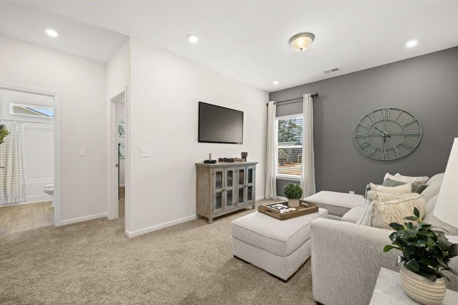 Furnished interior view inside a new home in Varnell Preserve, Dalton (Image 28).