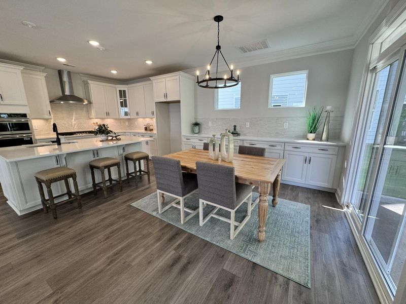 Furnished interior view inside a new home in Caldwell Forest, Charlotte (Image 9).