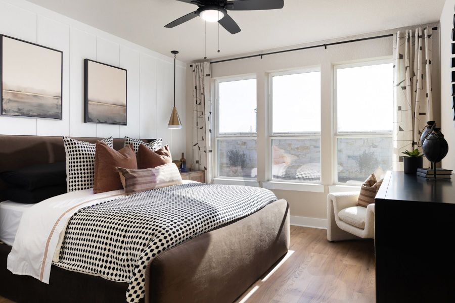 Furnished interior view inside a new home in Flora, Hutto (Image 26).