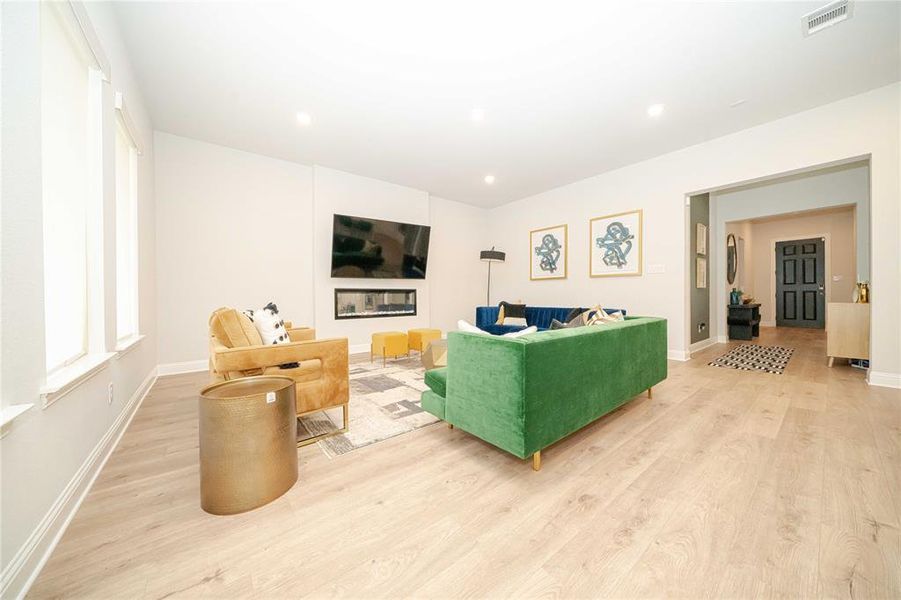 Furnished interior view inside a new home in , Little Elm (Image 18).