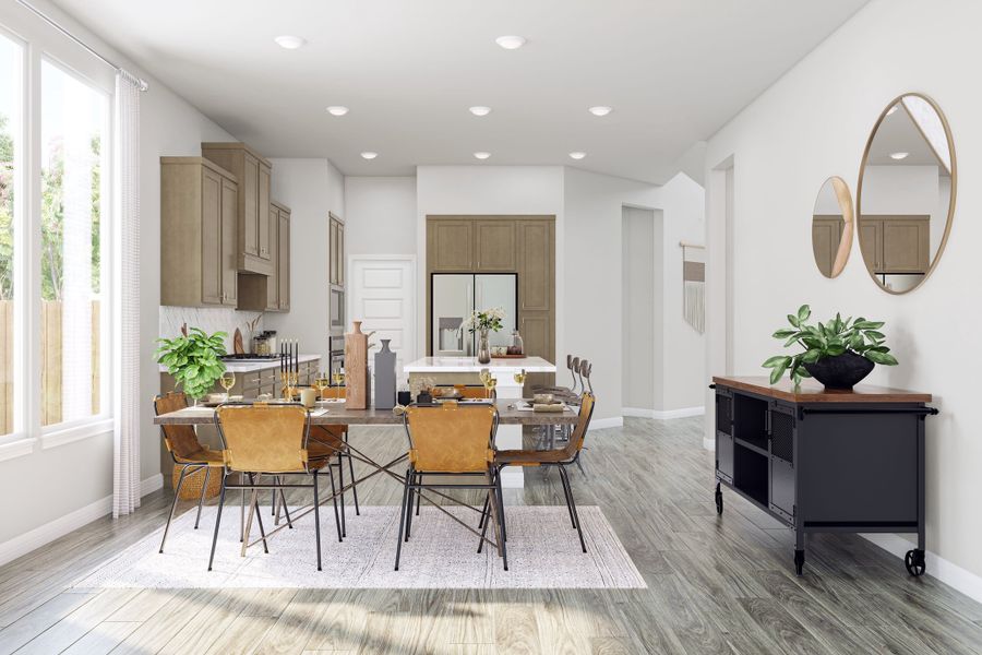 Furnished interior view inside a new home in Trillium, Richmond (Image 6).