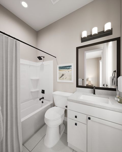 Representative furnished interior of a home built from the Grove Plan 50-3 by Tri Pointe Homes in Waterston Central, Gilbert (Image 18).