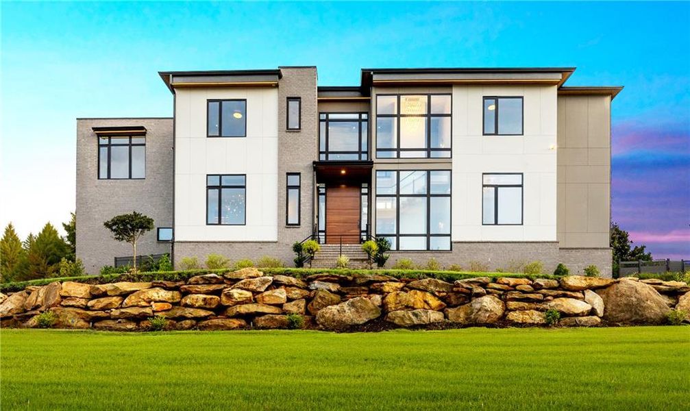 Front exterior of a new home in , Marietta, GA, highlighting curb appeal (Image 19).