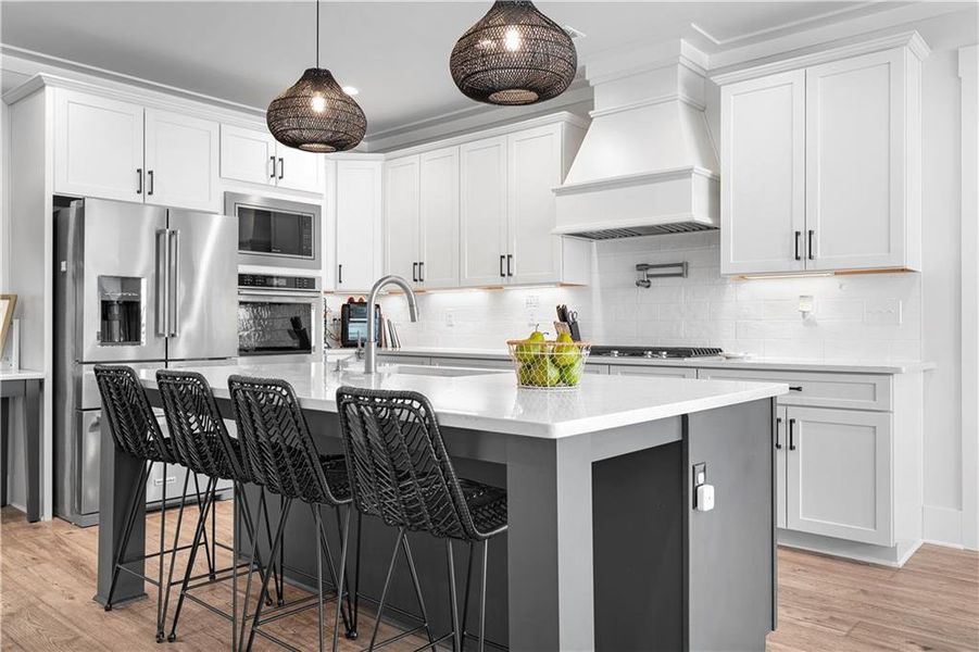 Furnished interior view inside a new home in , Monroe (Image 18).